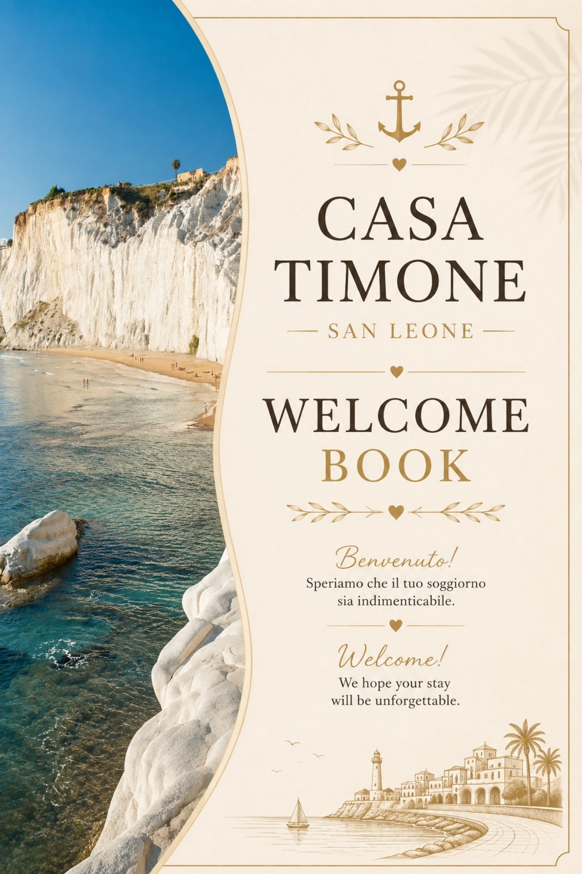 Pagina 1 di 12 del Welcome Book di Casa Timone